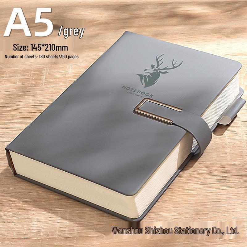 Personalized A5 Business Notebook with Logo - Thick Notebook for Office, Meetings, and Diary Use