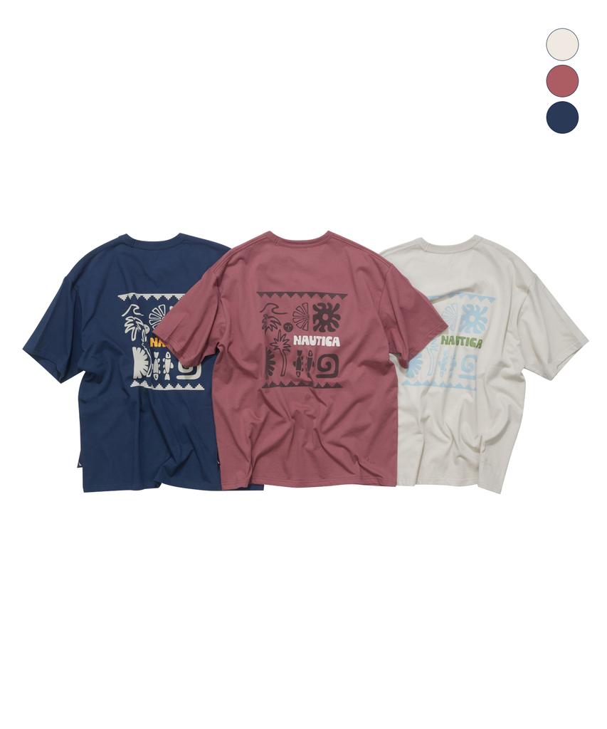 NAUTICA Ocean Tribal T-Shirt (3 Colors) Nts5556