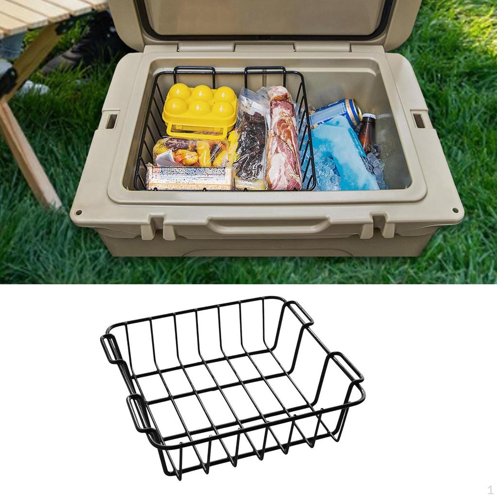 Food Storage Basket Organizer Tray, Professional Insulated Cool Box, Lightweight Beverage Placement