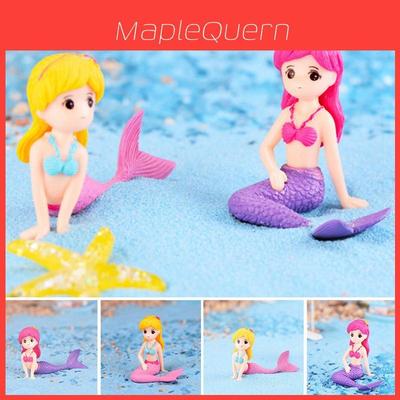 Charming Mermaid Diy Miniature Figurine For Exquisite Garden Dollhouse Decor
