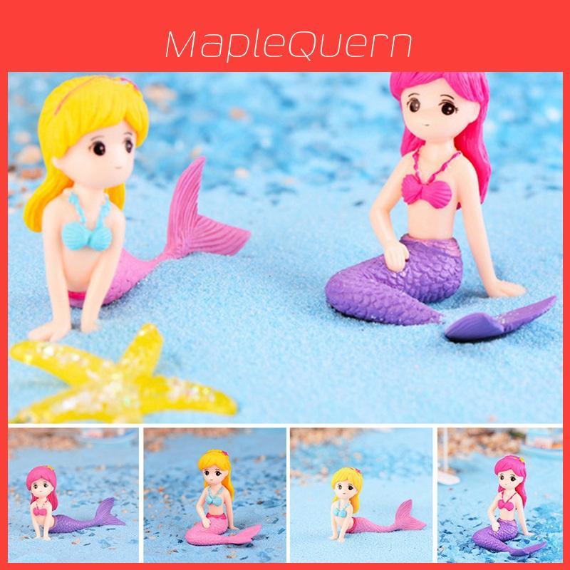 Charming Mermaid Diy Miniature Figurine For Exquisite Garden Dollhouse Decor