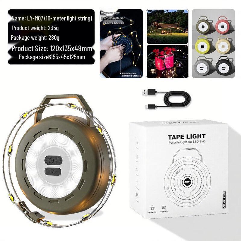 Retractable Camping String Light