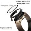 Funda para Huawei Watch GT3 con correa de vidrio templado de 46 mm para Watch GT3 de 42 mm, funda protectora de pantalla suave y envolvente, fundas protectoras de PC/TPU