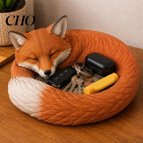 Storage Tray Catchall Bowl, Horse Elephant Fox Cat Shape Tray, Desktop Organizer Scratch-Proof Large Capacity Organizer, for Keys Headphones Lipstick