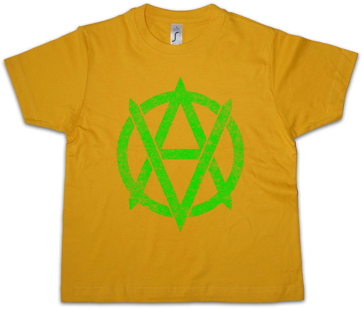 VEGAN ANARCHISM SYMBOL Kids Boys kids boys T-Shirt Vegan Anarchy Vegetable Vegetarian 140