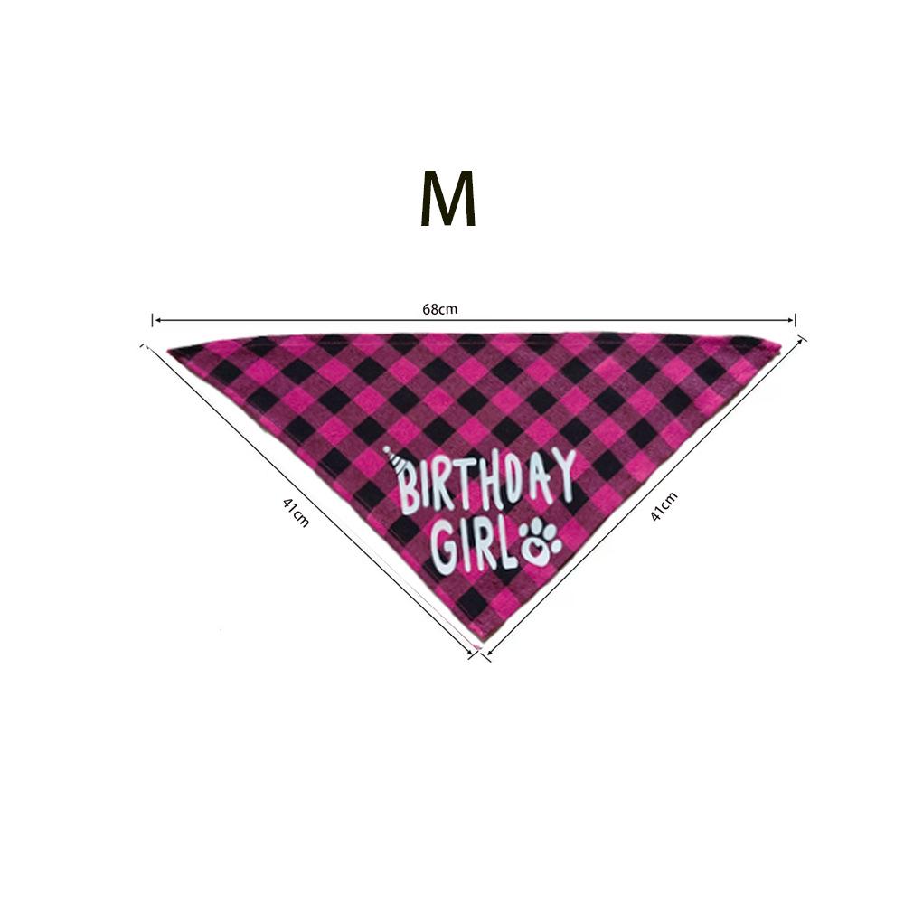 Pet Birthday Set: Dog Bib, Hat, Banner, Number Flags, Party Props