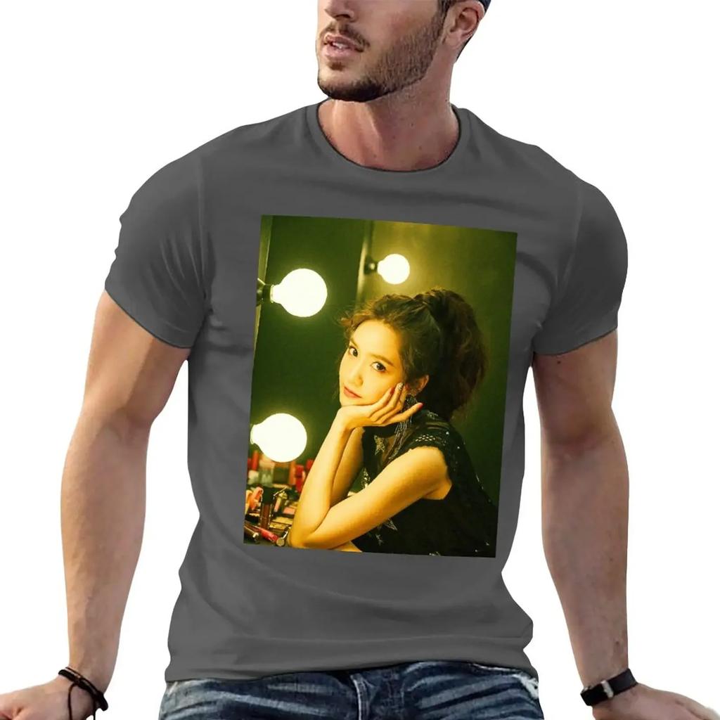 GIRLS GENERATION HOLIDAY NIGHT YOONA T-Shirt graphics t shirt Short t-shirt graphic t shirts oversized