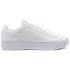 Puma Tênis Vikky Platform V Cano Baixo Tênis Femininos Branco Brilhante 364892-01