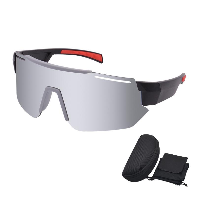 Sports sunglasses with high-definition vision for outdoor cycling, running, fishing, wear-resistant, impact-resistant, and UV-protective goggles