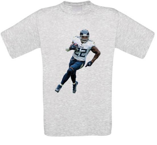 Derrick Henry Tennessee Calcio T-Shirt M
