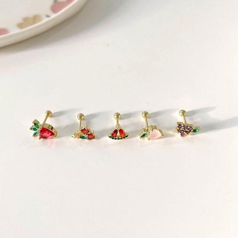 Drop earrings, refreshing piercing earrings, fashion accessories, women's evil