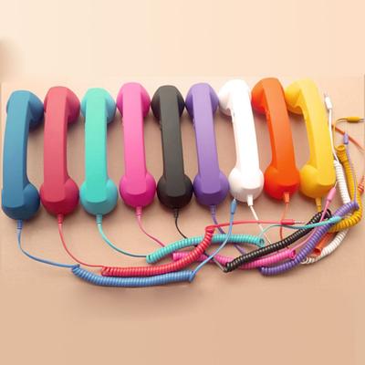 Récepteurs d'écouteur de téléphone rétro sans fil et filaire pour téléphone portable avec appel confortable