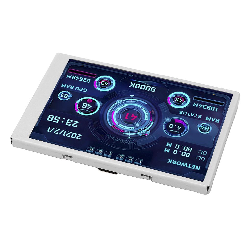 Mini Monitor 3.5in Display Screen USB Type C IPS Full View Computer Accessory for Work