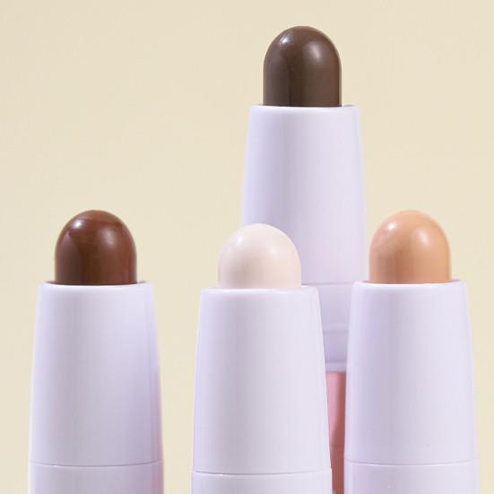 3.6g Concealer Stick Double Head Non-Smudge Natural Texture Face Foundation Corrector Contour Concealer Stick for Female