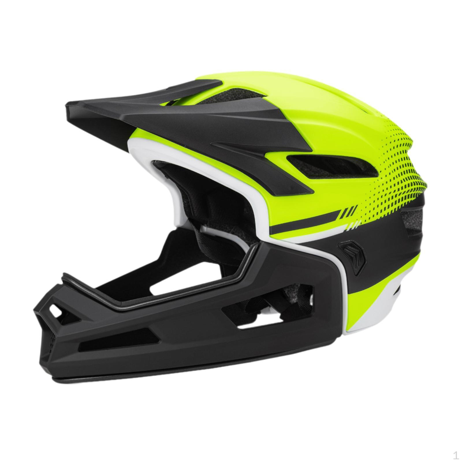 

Шлем для велосипеда на все лицо, велосипедные шлемы, для мужчин и женщин, для сноубординга Black Yellow