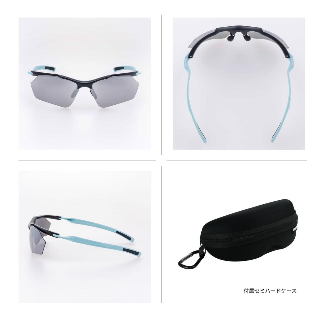 Made in Japan Sports Sunglasses Running Mirror Polarized Lightweight MMIT Silver Mirror x Polarized Smoke Airless Core 2 Marathon Trail Running
