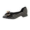 Fashion Women's Shoes 2024 Fashion Shallow Women's High Heels Hot Sale Butterfly-knot Office and Career Sexy Pointed Toe Heels Women
