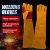 Flexible Outdoor Welding Gloves Comfortable Long Sleeves Barbecue Gloves  Outdoor Activities