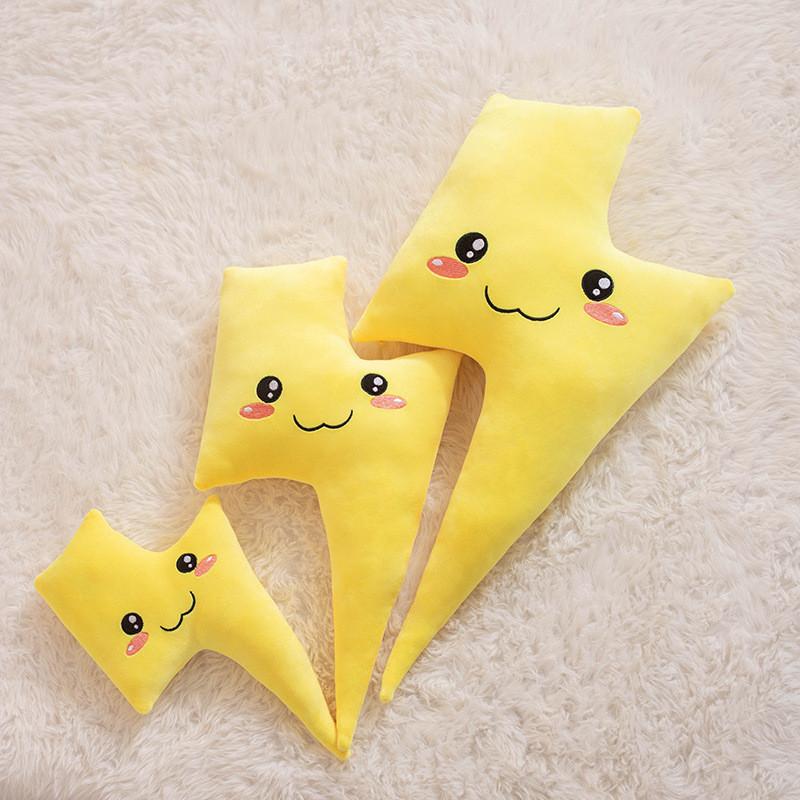 Cloud Lightning Plush Toy Stuffed Doll Room Sofa Decoration Kids Gift Birthday