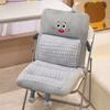 Plush Office Seat Cushion Soft Cartoon Seat Pad with Lumbar Pillow And Back Support Non-Slip Rocking Chair Cushion for Dorm Floor Car Office Patio