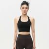Canotta Sportiva Modellante Collo Nudo da Donna Kink Senza Schiena Tutto-in-Uno Top Fitness Corsa Allenamento Yoga Senza Maniche