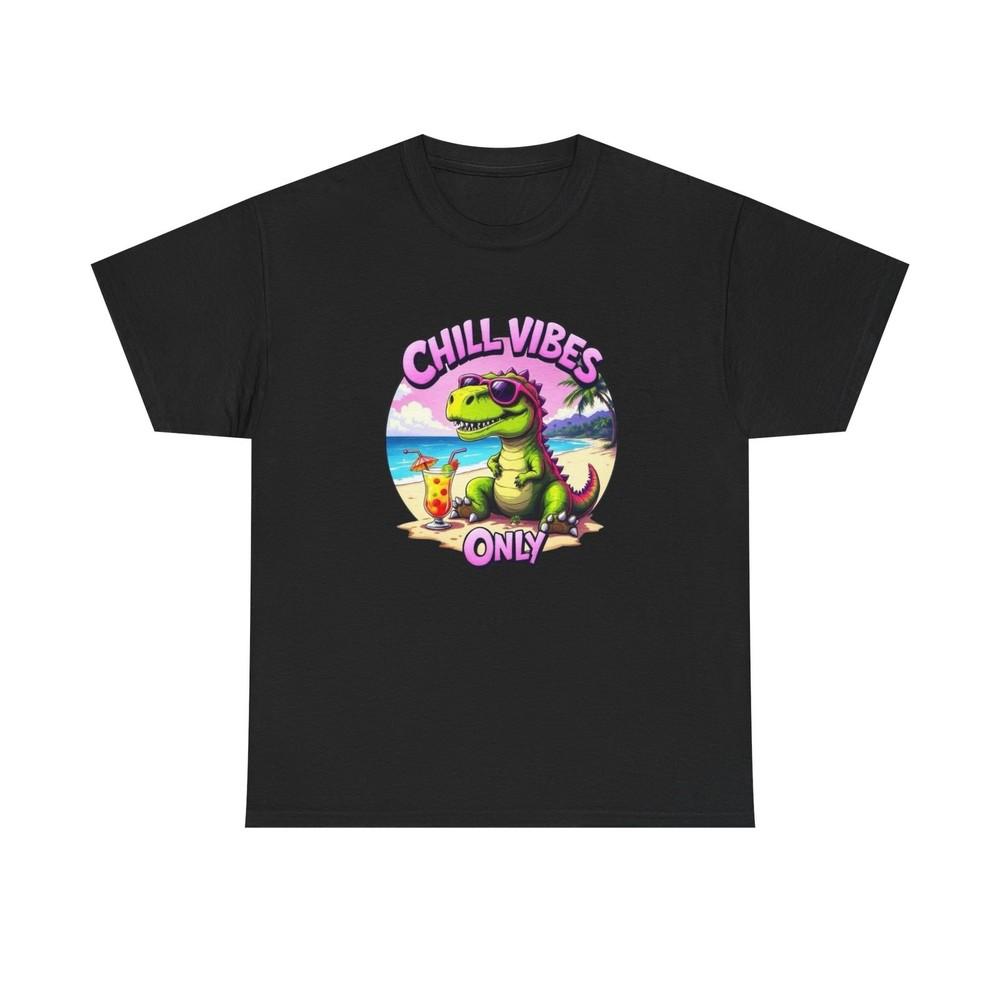 Chill Vibes Only Graphic T-Shirt Unisex Heavy Cotton Tee NEW Unisex T-Shirt S
