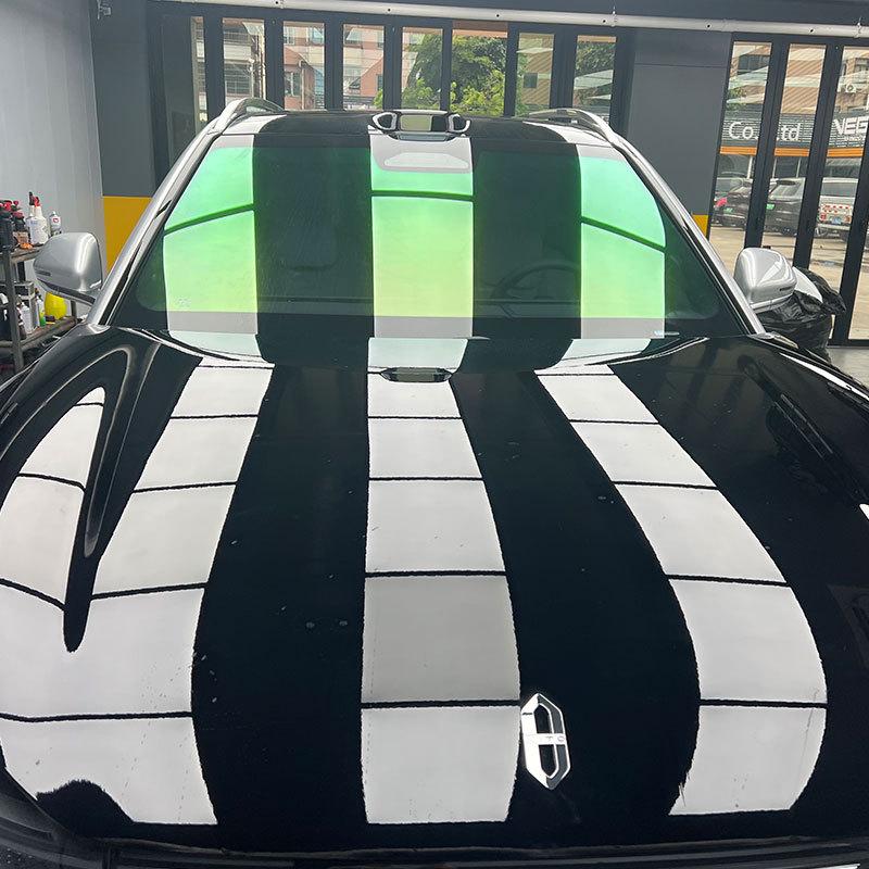 Rose Ghost Red High Heat Iridescent Sun Protection Car Film - Up to 99% Explosion-proof Nanomaterial