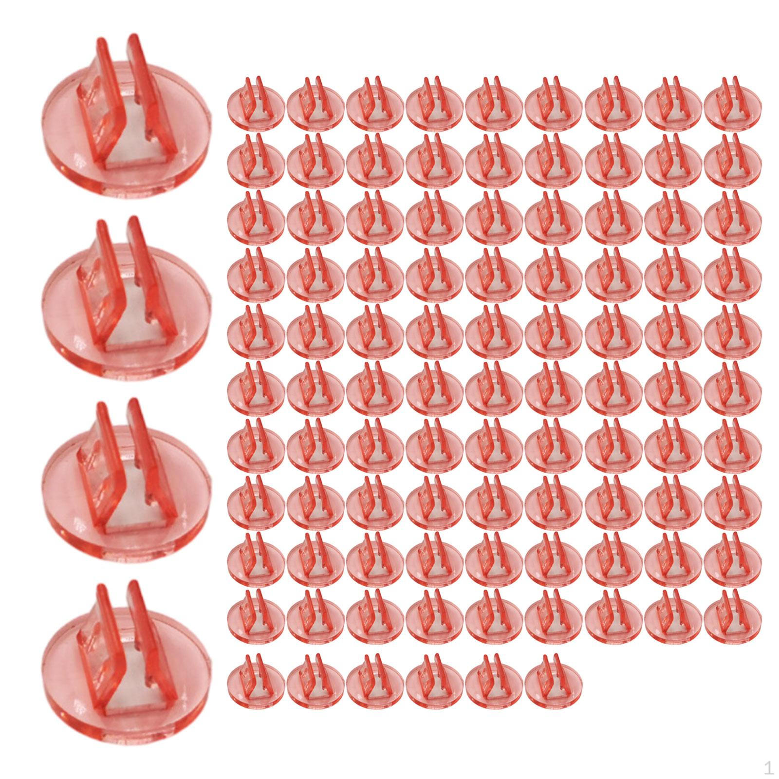 100 шт. основания для карточек миниатюрные многоцелевые зажимы для бумажной доски — фото 8