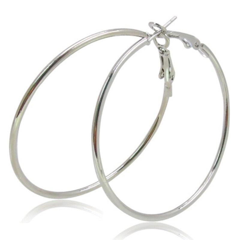 New Fashion Geometric Hollow Circle Hoop Earrings Fashion Jewelry Boucle O'reilles Femmes Hyperbole Brincos For Women Gilrs Gift
