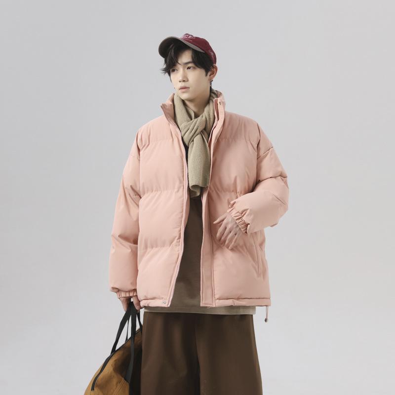 Cotton Suits Men and Women Same Style Winter Loose Standing Collar Waterproof Cotton Jacket Thickened Casual Cotton Jacket Couple Jacket