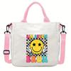Steal a Brainrot 67 Unicorn Printed Student Crossbody Bag Casual Canvas Shoulder Bags