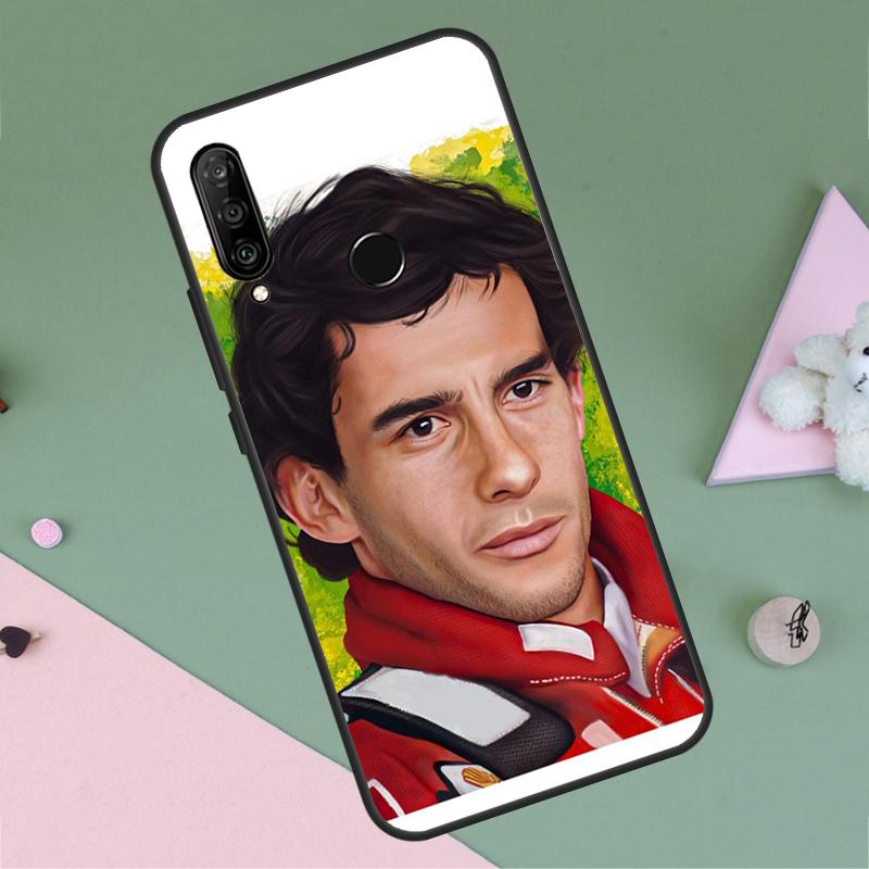 Racing Ayrton Senna For Huawei Nova 9 10 SE Y91 Y61 Y90 Y70 Y60 Y72 12s 12i 11i 7i 8i P60 Pro P30 P40 Lite Case