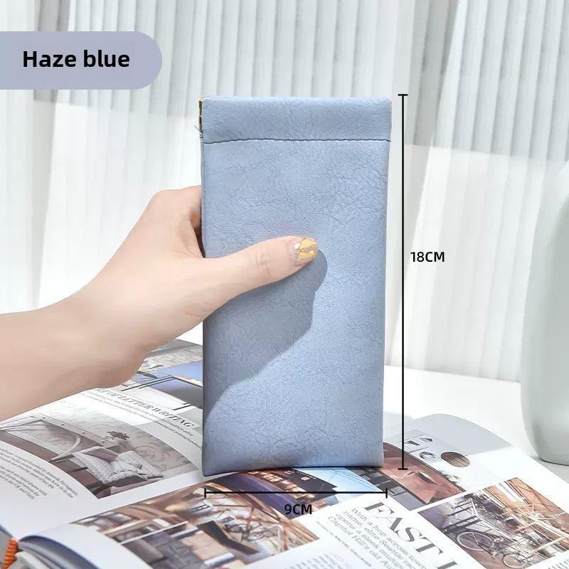 

Портативная сумка для очков с автоматической застежкой, эластичные элементы, солнцезащитные очки, отделение для хранения мужских и женских вещей с защитой от царапин, сумка с магнитным поглощением, мягкая сумка.