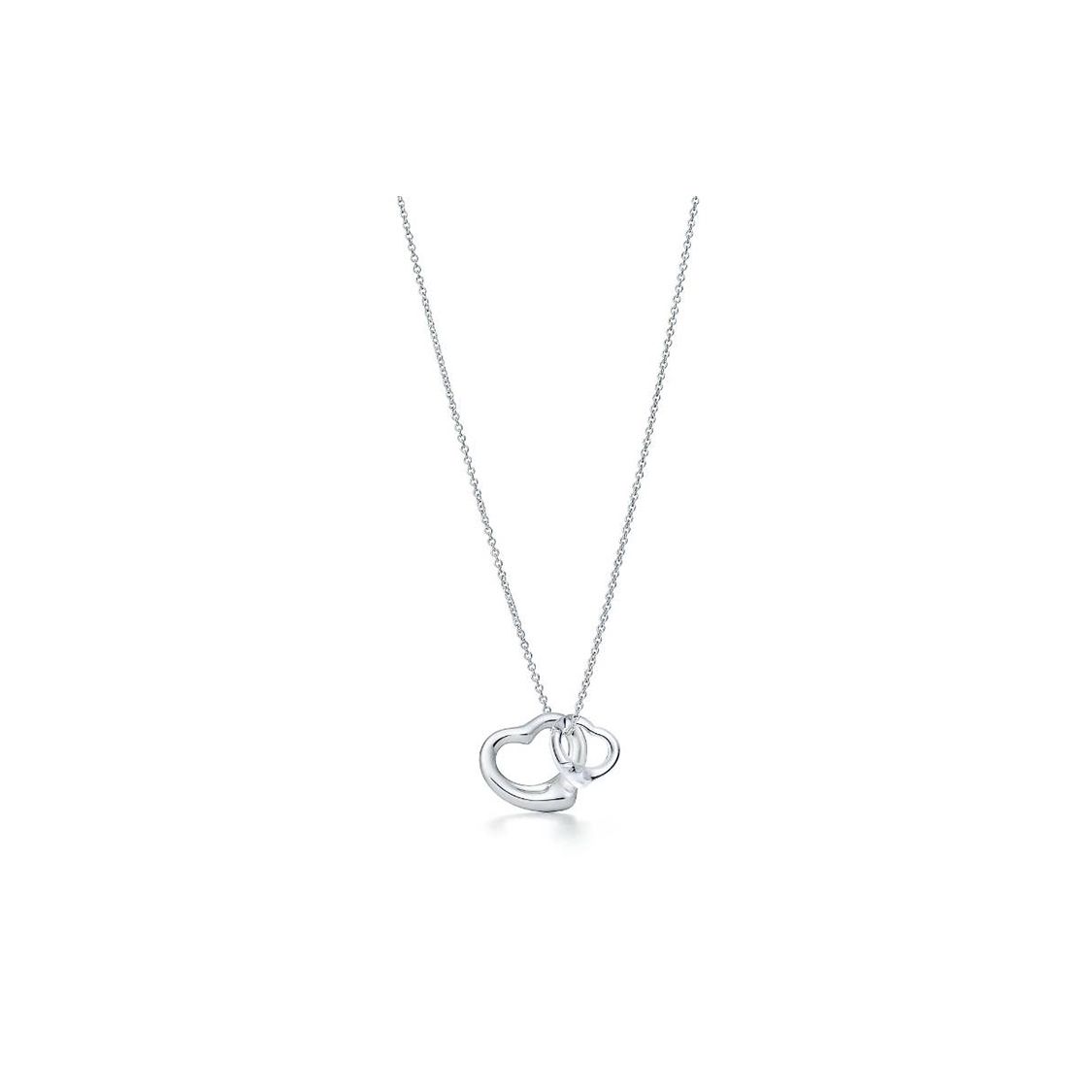 

Tiffany & Co. Elsa Peretti® Open Heart Pendant Necklace Women necklace Silver 37690937 F,Silver