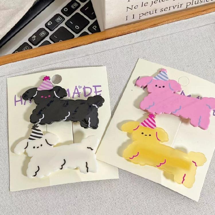 Puppy Hair Clips Cute Dog Hair Barrettes for Toddler Girls Holiday Costume