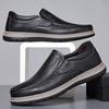 Autumn new fashion casual versatile men's simple non-slip wear-resistant soft bottom business