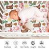 Pink Western Cowgirl Cowboy Fitted Baby Crib Sheet for Boy Girl 52"x28" Desert Cowboy Hat Boot Sun Cactus Soft Breathable Baby Crib Mattress Bed
