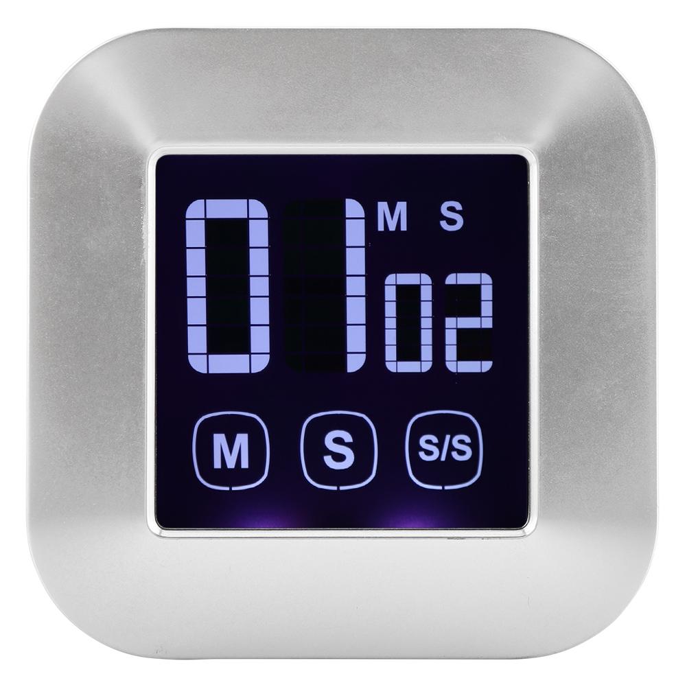 Große LED-Anzeige Küchentimer Elektronischer Touchscreen Elektronischer Digitaler Timer