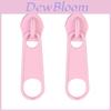 Trending Colorful Zipper Earrings For Women Geometric Alloy Plated Fashion Jewelry
