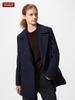 Uniqlo Wool Blend Peacoat Model              