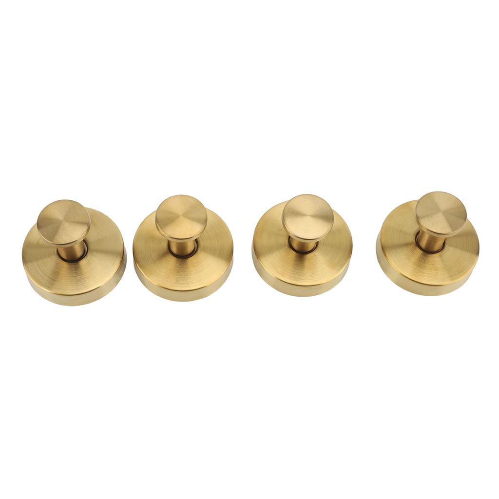 4 Pcs Suction Cup Hooks Stainless Steel Water Resistant Suction Towel Hangers for Bathroom Kitchen