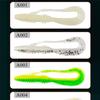 FTK Tail Thread Lure 8 Pieces Lure Shaker Soft Jig Head Gift Swing 8cm Weight 2.7g Fishing Tackle