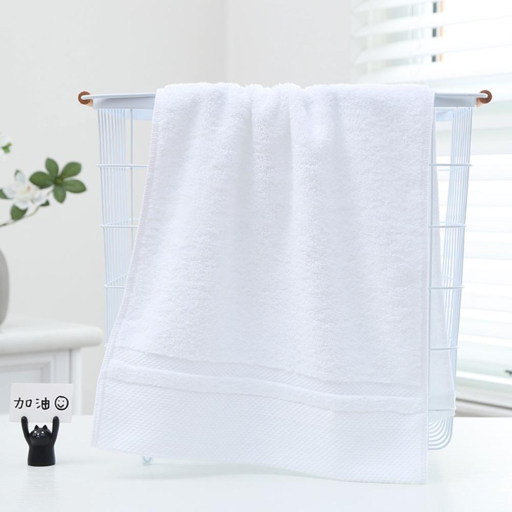 Spot large thickened cotton souvenir towel hotel men's sports face towel plain color broken gear water absorption
