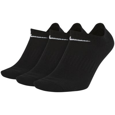 Nike Everyday Lightweight 3-Pack Socks, Unisex Black Socks