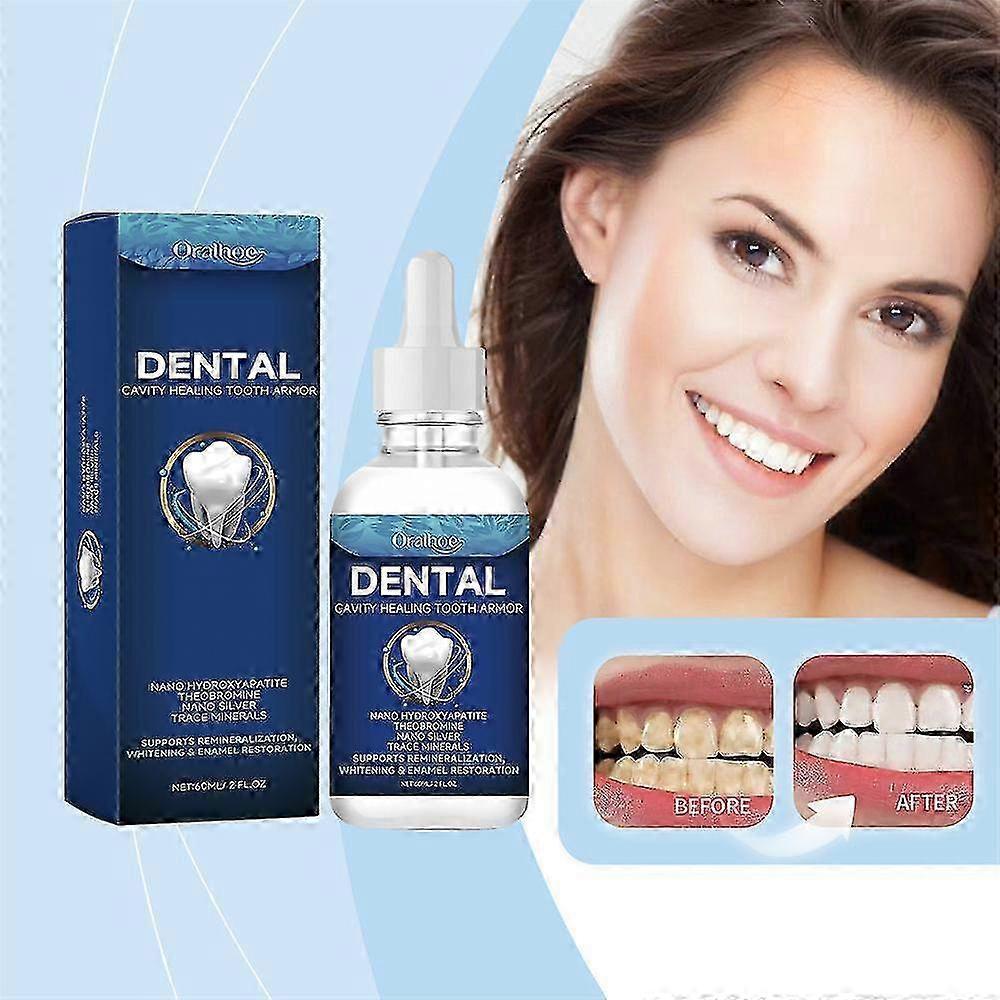 Dentite Zahnpflege-Lösung, 3x 60ml Flaschen, Kariesheilung & Schmelzreparatur, Zahnschutz für die Mundgesundheit