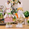 Festival Doll Easter Rabbit Fine Craftsmanships for Warm & Stylishs Party Accent