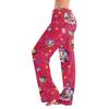 Womens Pajama Pants Sleepwear Casual Drawstring Elastic Waist Pants Comfy Straight Yoga Loose Trousers