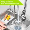 Professional Manual Citrus Juicer - Heavy-Gauge Anti-Rust Stainless Steel, Ergonomic Lemon Lime Squeezer for Kitchen & Bar