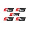 2026 2/5/10Pcs Car RS Sline Badge Steering Wheel Sticker Accessories for S1 Sline C7 A1 Q2 Q3 A4 B7 B8 B9 A3 8P 8V 8L A5 A6 C6 C5 2x