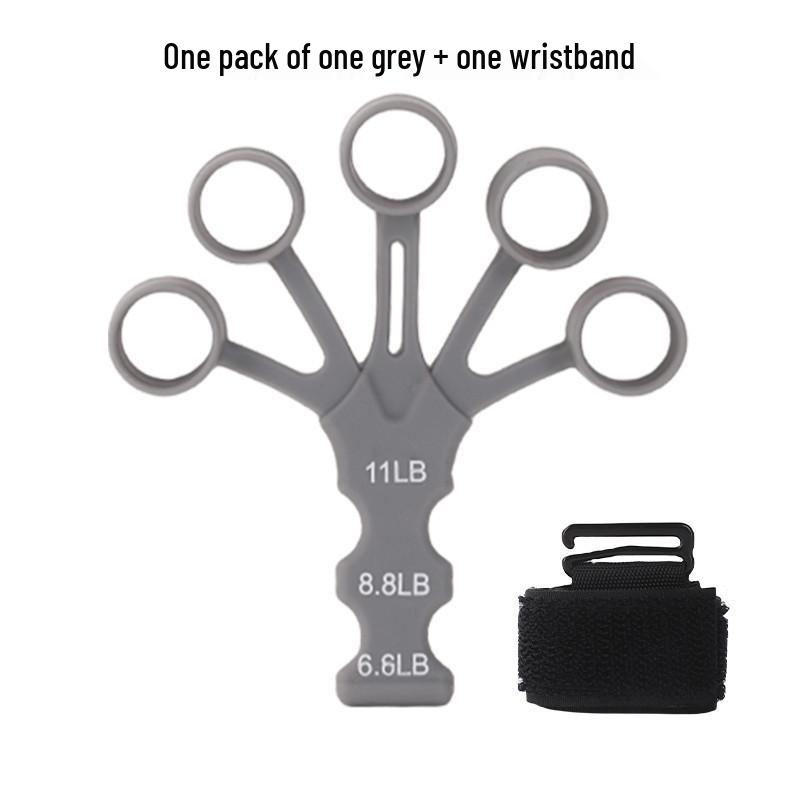 Silicone Finger Trainer: 5-Finger Flex & Vein Grip Strengthener for Rehabilitation and Wrist Exercise